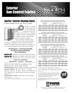 Brochure SunTex Specs