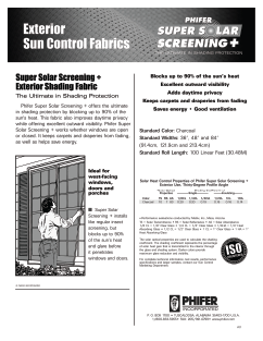 Brochure Super Solar Specs