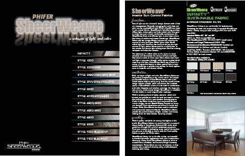 Brochure SheerWeave Interior